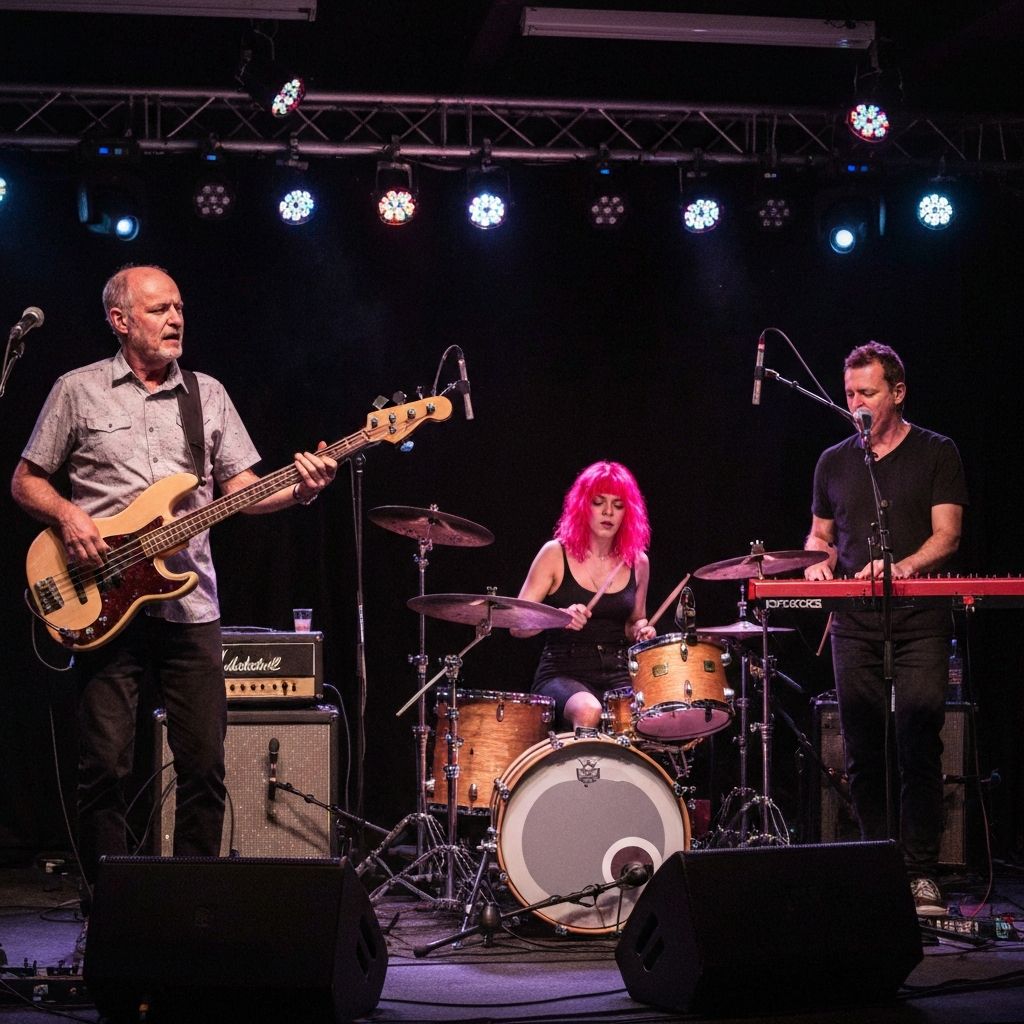 The Tony Foster Band performing live on stage